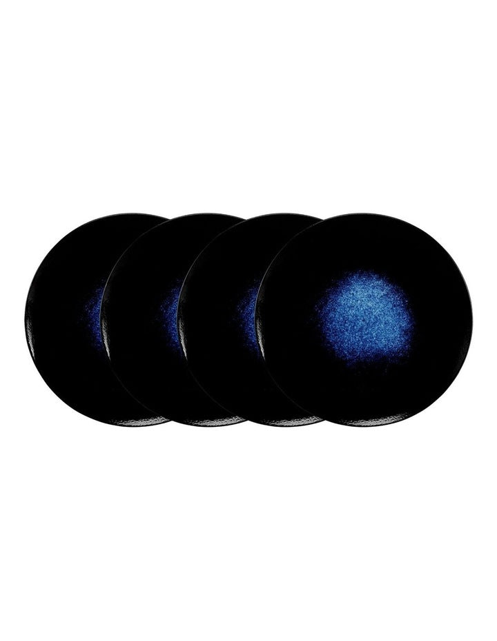 Caviar Midnight Coupe Plate 27.5cm in Black/Blue