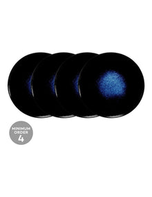 Caviar Midnight Coupe Plate 27.5cm in Black/Blue
