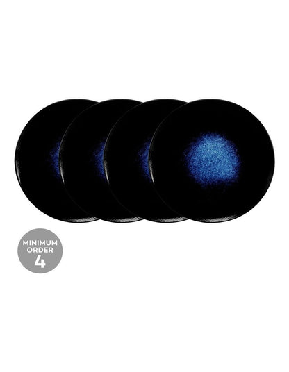 Caviar Midnight Coupe Plate 27.5cm in Black/Blue