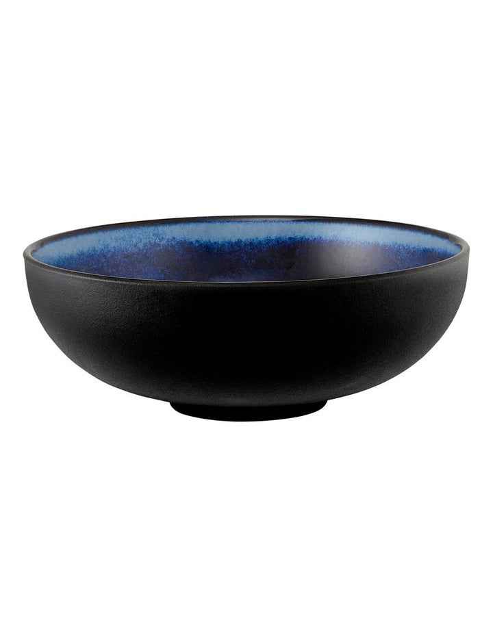 Caviar Midnight Coupe Bowl 15.5x6cm in Black/Blue