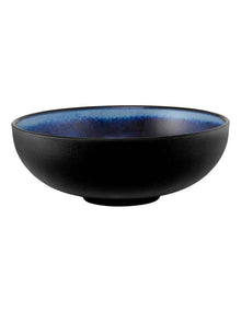 Caviar Midnight Coupe Bowl 15.5x6cm in Black/Blue
