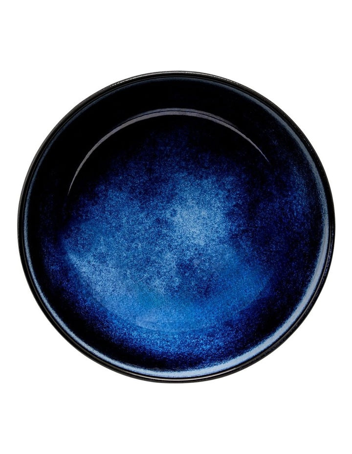Caviar Midnight Coupe Bowl 15.5x6cm in Black/Blue