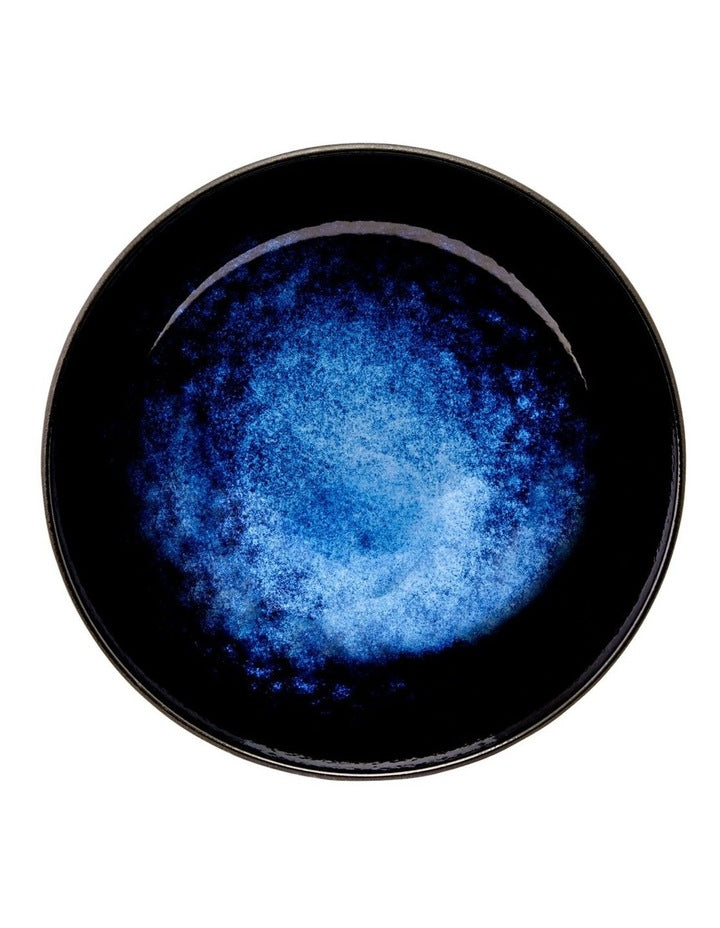 Caviar Midnight Coupe Bowl 19x7cm in Black/Blue