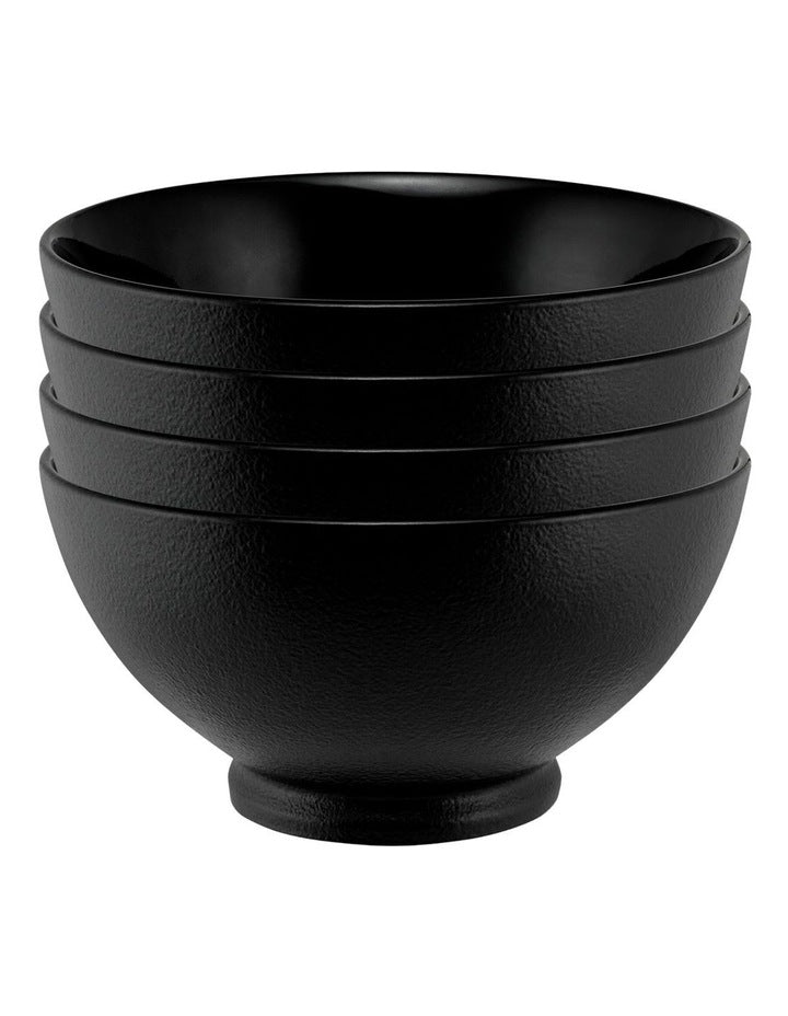Caviar Midnight Noodle Bowl 20x10cm in Black/Blue