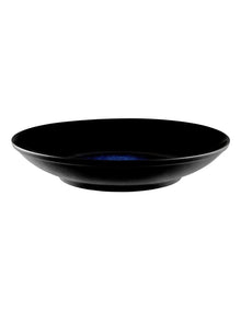 Caviar Midnight Footed Bowl 25x4.5cm in Black/Blue