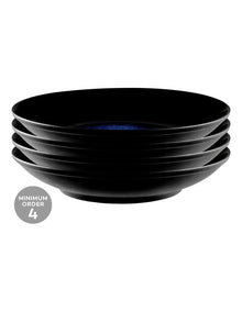 Caviar Midnight Footed Bowl 25x4.5cm in Black/Blue