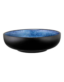 Caviar Midnight Serving Bowl 27x8cm in Black/Blue