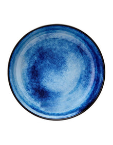 Caviar Midnight Serving Bowl 27x8cm in Black/Blue