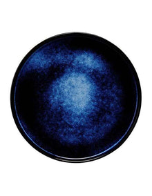 Caviar Midnight High Rim Plate 26.5cm in Black/Blue