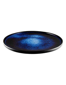 Caviar Midnight High Rim Plate 26.5cm in Black/Blue