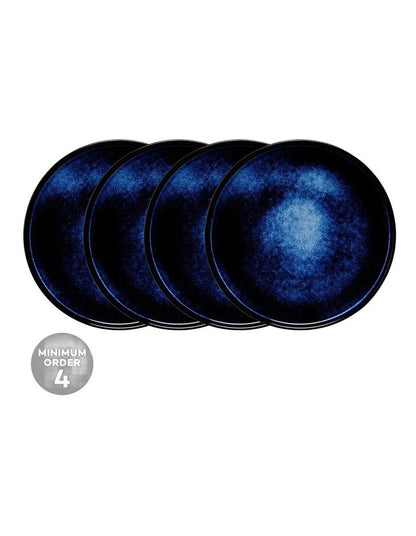 Caviar Midnight High Rim Plate 26.5cm in Black/Blue