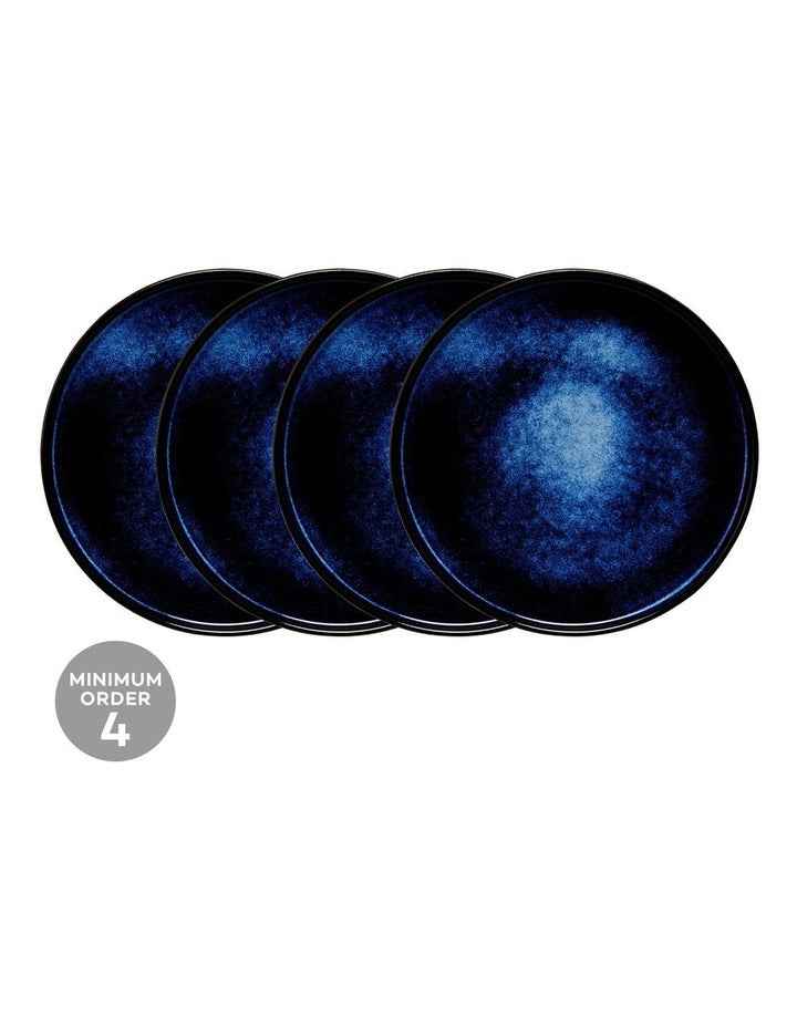 Caviar Midnight High Rim Plate 26.5cm in Black/Blue
