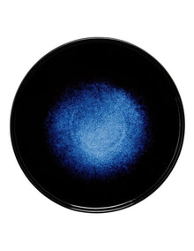 Caviar Midnight High Rim Plate 28cm in Black/Blue