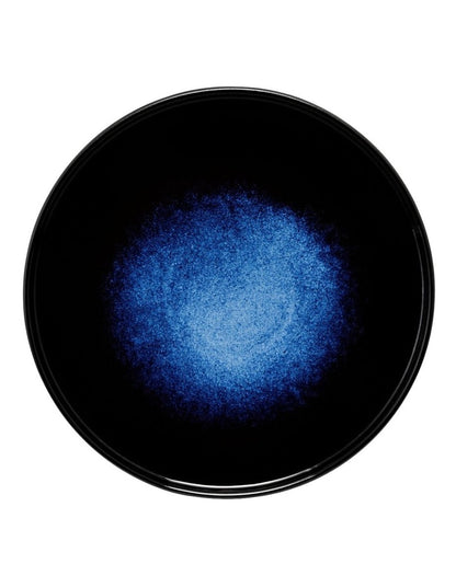 Caviar Midnight High Rim Plate 28cm in Black/Blue