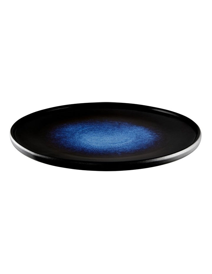 Caviar Midnight High Rim Plate 28cm in Black/Blue