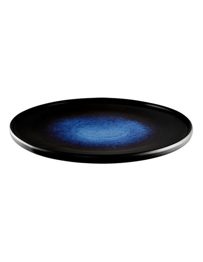 Caviar Midnight High Rim Plate 28cm in Black/Blue