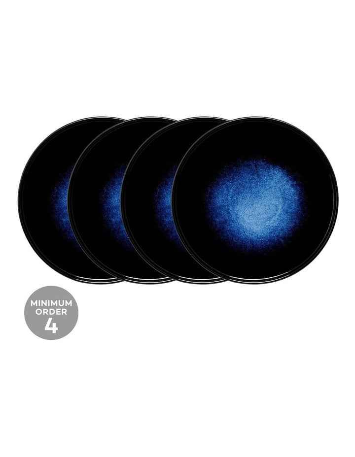 Caviar Midnight High Rim Plate 28cm in Black/Blue