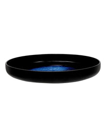Caviar Midnight High Rim Platter 28cm in Black/Blue