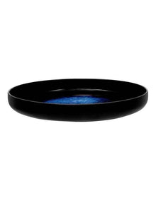 Caviar Midnight High Rim Platter 28cm in Black/Blue