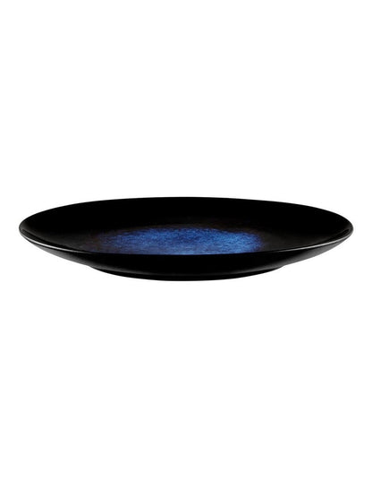 Caviar Midnight Round Platter 36cm in Black/Blue