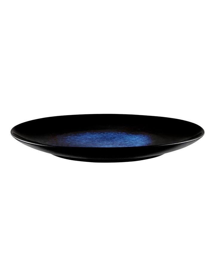 Caviar Midnight Round Platter 36cm in Black/Blue