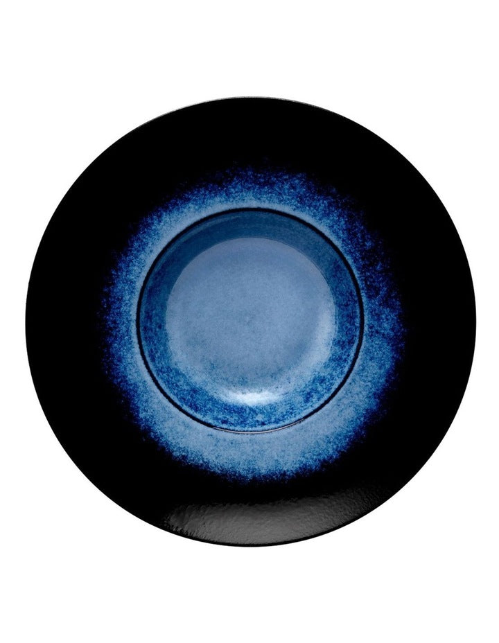 Caviar Midnight Show Plate 28cm in Black/Blue