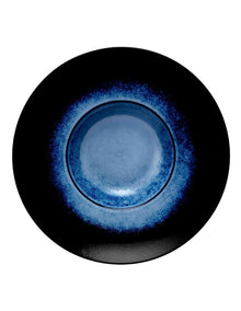 Caviar Midnight Show Plate 28cm in Black/Blue