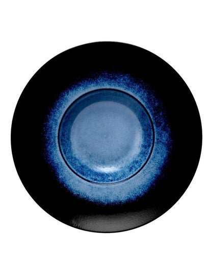 Caviar Midnight Show Plate 28cm in Black/Blue