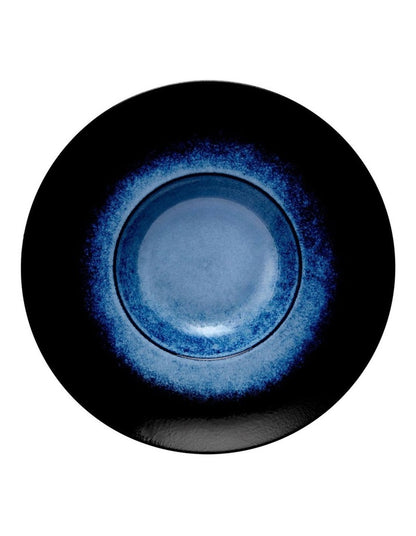 Caviar Midnight Show Plate 28cm in Black/Blue