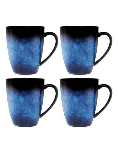 Caviar Midnight Coupe Mug 400ml in Black/Blue