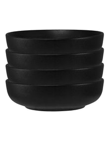 Caviar Pasta Bowl 22x6cm in Black
