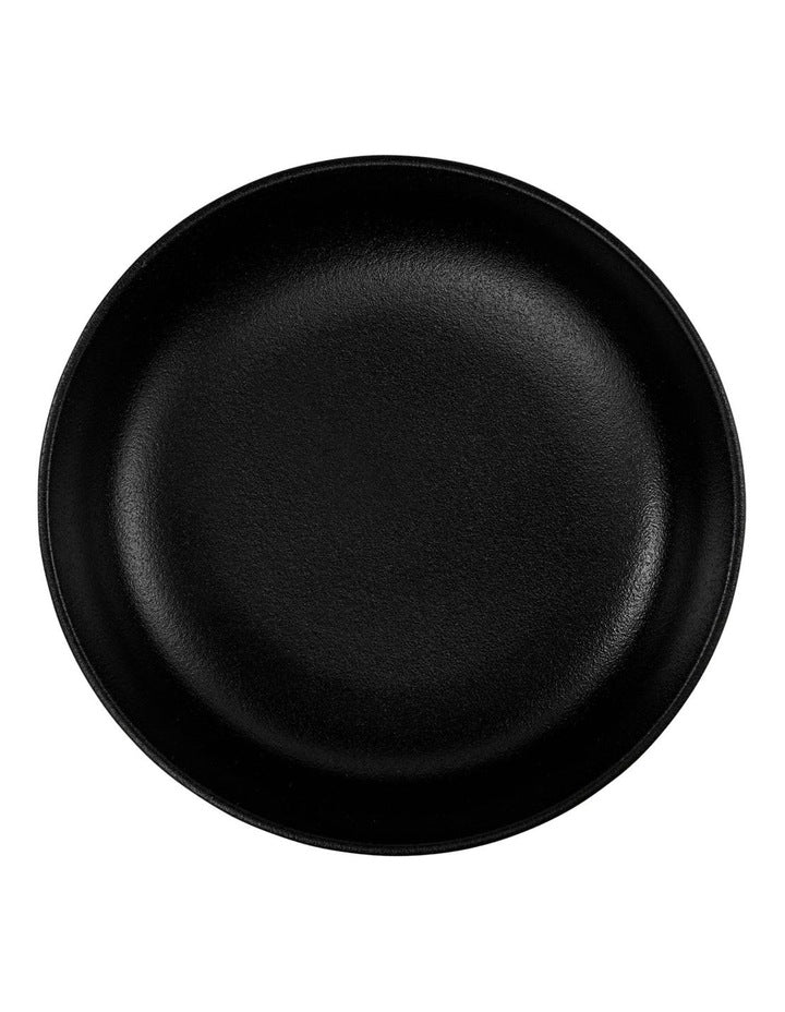 Caviar Pasta Bowl 22x6cm in Black