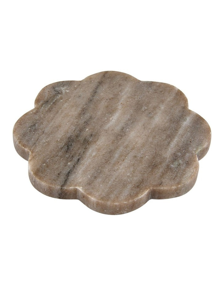 Coaster Collective Scallop Marble Coaster 11.5cm Beige