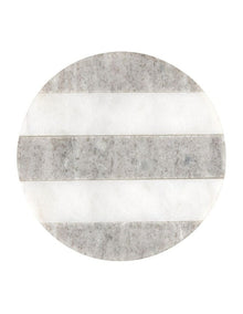 Coaster Collective Round Marble Coaster 10cm Beige Stripe