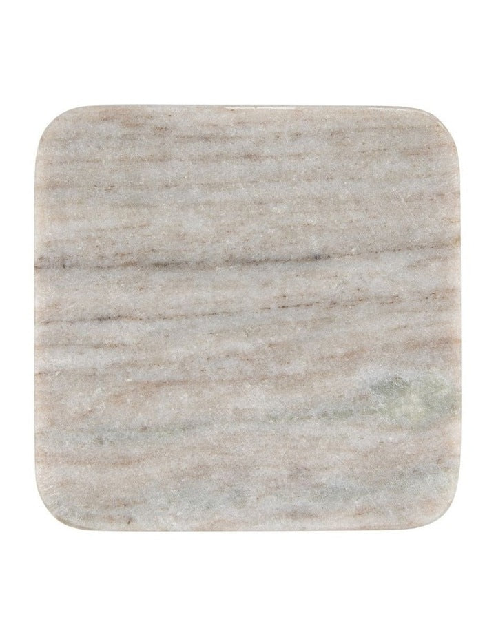 Coaster Collective Square Marble Coaster 10cm Beige