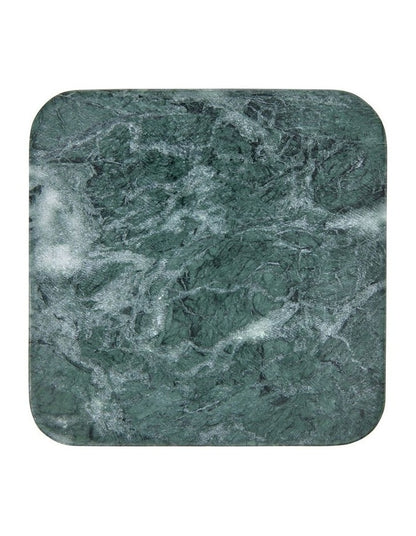 Coaster Collective Square Marble Coaster 10cm Green