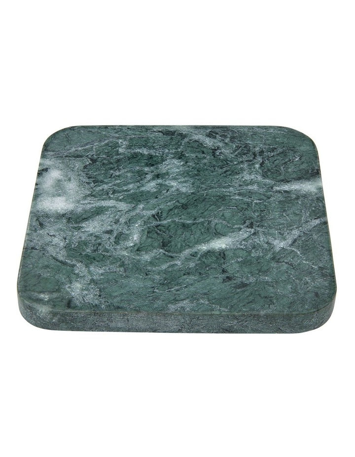 Coaster Collective Square Marble Coaster 10cm Green