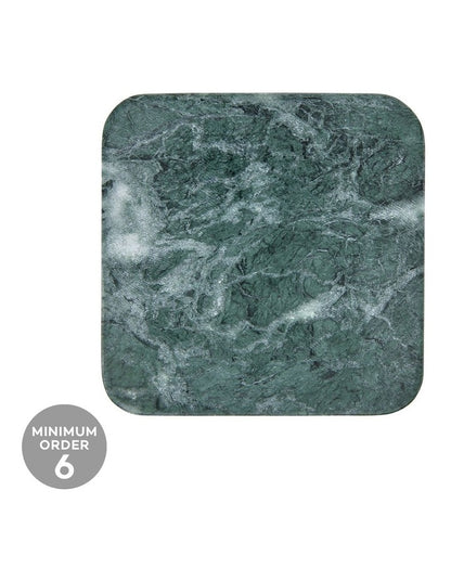 Coaster Collective Square Marble Coaster 10cm Green