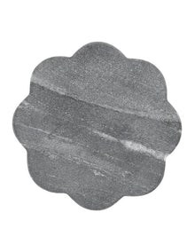 Coaster Collective Scallop Marble Coaster 11.5cm Charcoal
