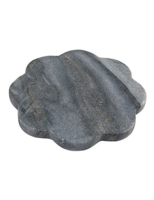 Coaster Collective Scallop Marble Coaster 11.5cm Charcoal