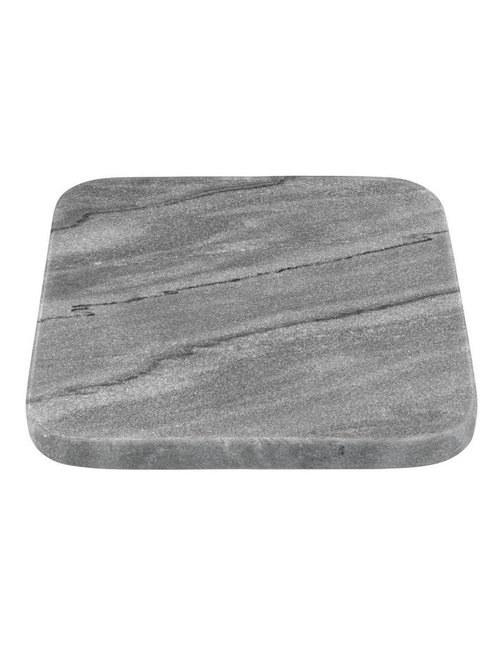 Coaster Collective Square Marble Coaster 10cm Charcoal