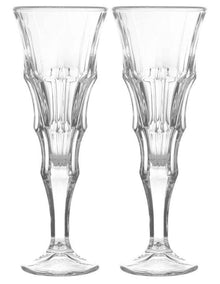 Cocktail & Co Mixologist Champagne Flute 180ml Set of 2 Linear Gift Boxed