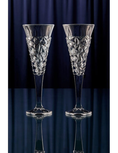Cocktail & Co Mixologist Champagne Flute 180ML Set of 2 Karat Gift Boxed