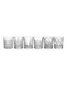 Cocktail & Co Mixologist Double Old Fashion Glass 320ml Set of 6 Gift Boxed
