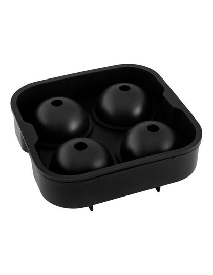 Cocktail & Co Ice Ball Tray Makes 4 in Black