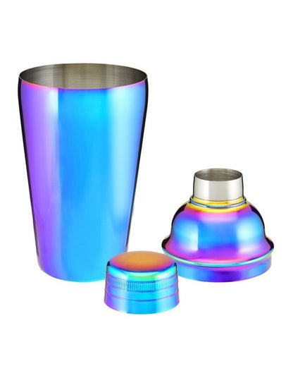 Cocktail & Co Prism Cocktail Shaker 4 Piece Set Gift Boxed in Rainbow