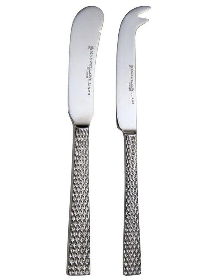Diamonds Cheese & Pate Knife Set 2 Pieces Gift Boxed