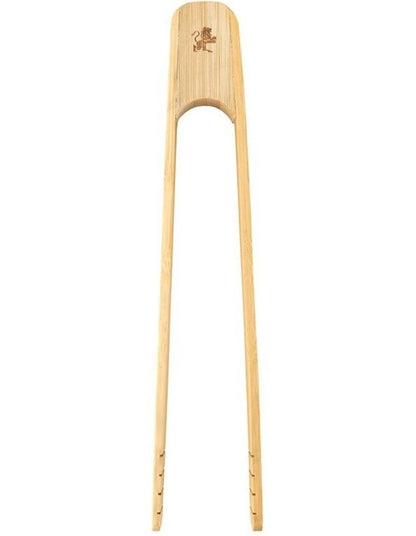 Evergreen Bamboo Toast Tongs 21cm in Natural