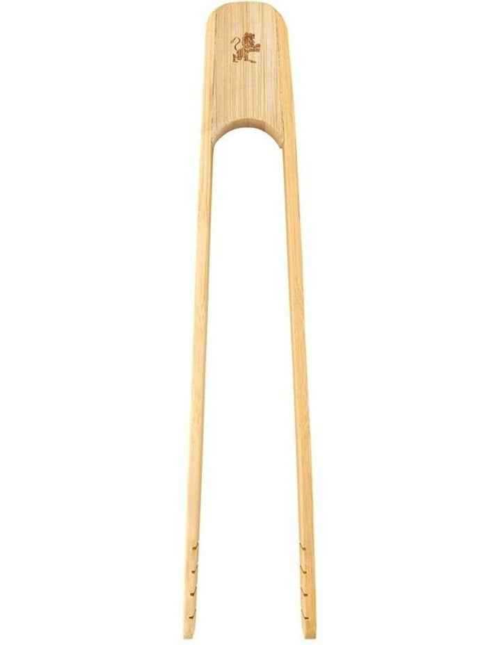 Evergreen Bamboo Toast Tongs 21cm in Natural