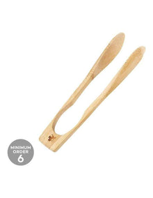 Evergreen Bamboo Tongs 21cm in Natural